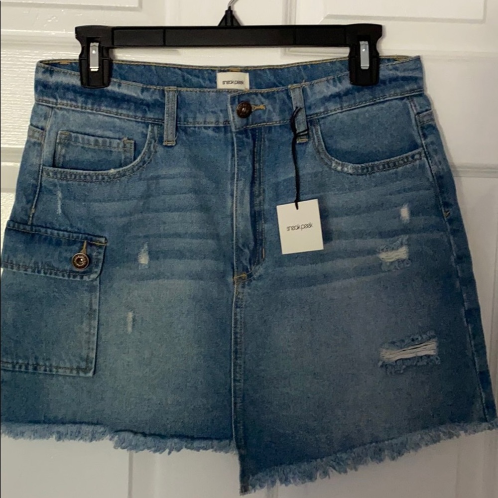 Denim skirt‼️sale‼️
